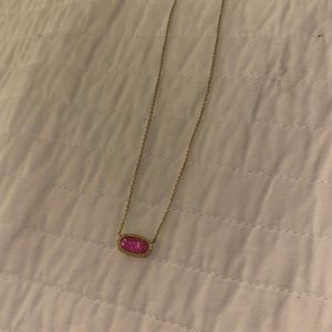pink kendra scott necklace